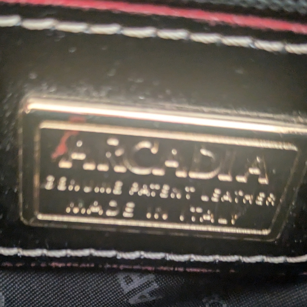 Arcadia Black Patent Leather With Python Sides. M… - image 2